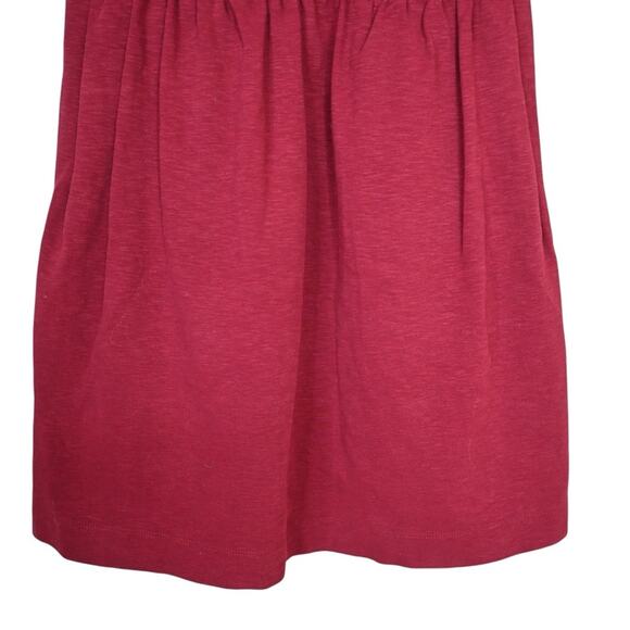 J. Crew Factory Womens M Daybreak Dress with Pockets in Burgundy - Picture 6 of 10